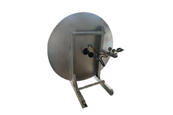 Pneumatic ladle heating burner for steel ladle preheating